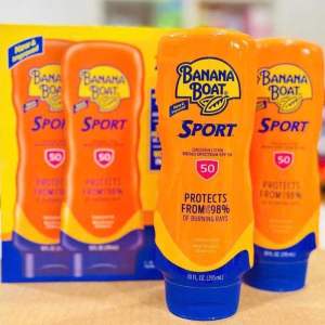 1 chai Chống nắng Banana Boat Sport Ultra SPF 50+ dạng kem tuyp 295ml của Mỹ