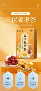 100g Ginger Jujube Tea Health Tea三伏天姜枣茶夏季体寒调理红枣生姜干枸杞暖胃养生茶包泡茶