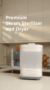 Autumnz Premium 2 in 1 Electric Steriliser & Dryer | Baby Bottle Sterilizer (Model : WX-968E)