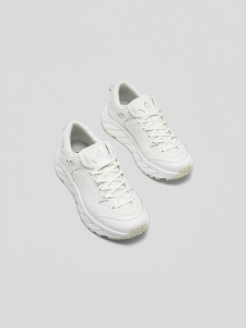 Thick Sole Lace-up Womens Athletic Shoe