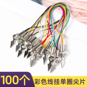 Delicate DIY Jewelry Accessories Mobile Phone Rope Triangle Tip Hanging Cord Soft Clay Ceramic Artistic Pendant Fresh out