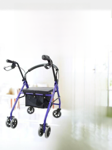 Foldable Elderly Shopping Cart Wheelchair Lightweight Leisure Seat Portable Grocery Cart Aids in Walking And Transportation