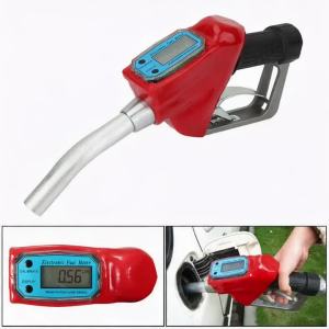 Electronic Metering Fuel Dispensing Meter Nozzle Oil Delivery Gun(with Battery) Fuel Delivery Nozzle Fuel Meter Nozzle