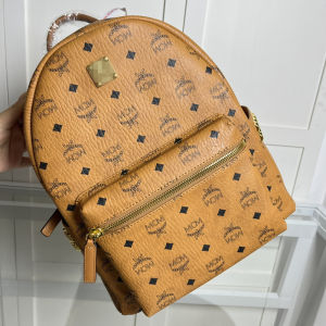 Fancy backpack with floral print double shoulder strap soft leather large capacity versatile high-end travel bag for ladies