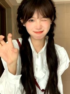 การจัดส่ง แฟชั่นเกาหลี น่ารัก พารามิเตอร์ ถักเปีย วิกผม แฮร์พีช ผมเหมาะสมกับสาวน่ารัก คุณปลอม เพื่อประสบการณ์ความสวยงาม คุณปลอม หรือที่คุณรู้จัก