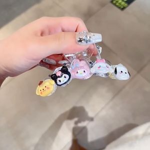 Penjepit Rambut Melody Kuromi Cinnamoroll Pochacco Hair Clip Hairpin