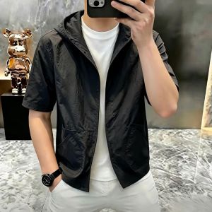 Kawadu | Versatile Stylish Mens Jacket Texture Hood Pocket Design