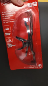 MILWAUKEE CLEAR SAFETY GLASSES ANTI FOG ANTI SCRATCH LENSES 48-73-2000A / 48-73-2005A Kaca Mata Keselamatan