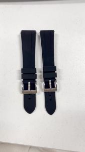 20/22mmRubber Silicone WatchBand Quick Release Black Universal Sport Strap for Seiko for Omega for Citizen for Casio for Orient