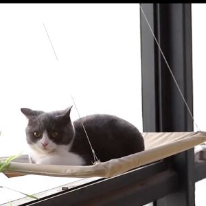 【COD】Window Mounted Cat Suction Bed Window Hanging Hammock Cat Mengantung Kelas Kucing Tempat Tidur