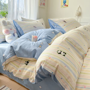 YAOKANG | All Cotton Space Themed 4-Piece Bedding Set