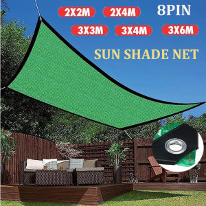 【Free Gift】90% Green Sunshade Net Shading Plant Greenhouse Cover Mesh Fence Privacy Screen Sun Shed Outdoor Anti-UV Garden Shading Net for Pergola