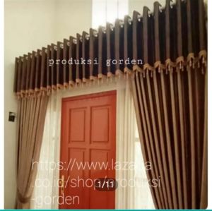 GORDEN PONI SEMOKRING 1SET. /GORDEN PINTU/GORDEN JENDELA KAMAR/GORDEN RUANG TAMU..