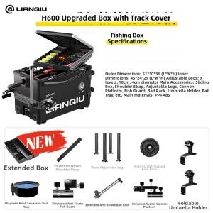 LIANQIU | Multifunctional Storage Foldable No-assembly Fishing Box