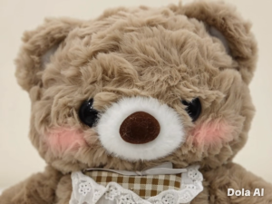 LUMAA LIFE 30cm Cuddly Bear Plush Toy 蕾丝领可爱小熊毛绒公仔安抚玩偶生日礼物