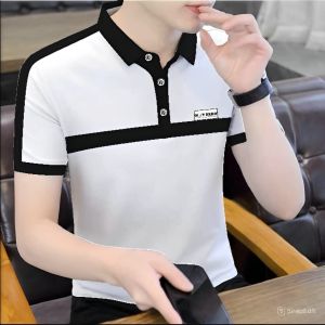 Kaos kerah kaos kerah polo shirt rekomendasi wangky (Leo)
