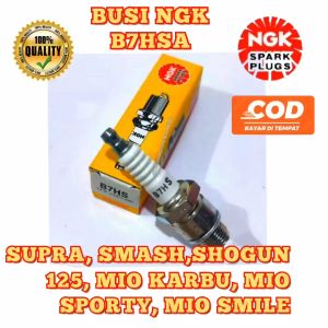 Busi NGK B7HSA Grand Supra Smash shogun 125 Mio Karbu Mio sporty Mio Smile 100 % Asli original