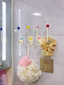 HOVELSHOP Gantungan Tempel Dinding Tempat Aksesoris Wanita Topi Bando Gelang Tas Serbaguna