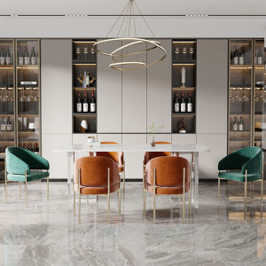 Accessible Luxury Dining Chair Minimalist Italian Stainless Steel Minimalist Home Chair Hotel Cafe Sales Office Classy Conference Chair