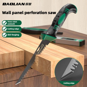 BAOLIAN Handheld Manual Saw Wall Panel Saw Household Woodworking Saw   Express Park Forest Garden Art Saw Gypsum Board Saw