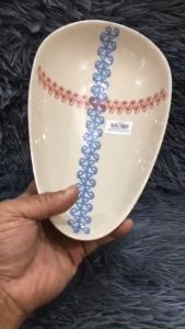 TÔ OVAL HÌNH TRỨNG 25X15X4.5 CM - GỐM SỨ CƯỜNG PHÁT - HÀNG VIỆT NAM CHẤT LƯỢNG CAO