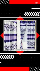 Gorden Smokring Zigzag 24 ring 12Gelombang / Gorden Pintu Jendela Minimalis