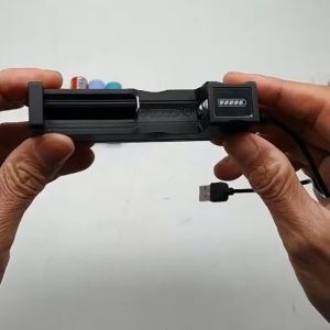 Bộ sạc nhanh pin LJ-4205-1P 18650 14500 16340 USB thông minh 1 ngăn cải tiến thông dụng