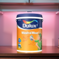 ICI wash & ware white Matt (Dulux). 