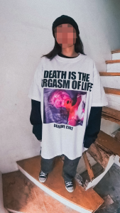 DGRAVE CREATIONS CLIMAX WHITE T-SHIRT