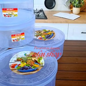 6Pcs Toples nastar kedap udara toples kue lebaran toples kue bebas BPA