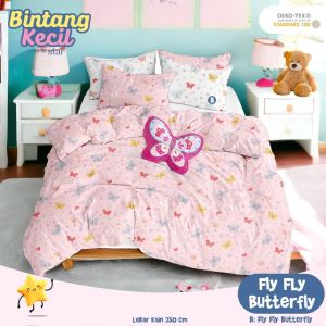 Bedcover Sprei Katun Motif Anak Perempuan 200x200