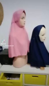 PAKET HEMAT 3 Pcs Hijab Instan Anak Sekolah TK SD SMP SMA Kerudung Pita Renda
