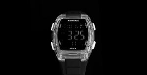 Naviforce | NAVIFORCE Men‘s 5ATM Waterproof LED Night Light Display Silicone Wristband Watch Alarm Mode Boy Stopwatch Timer Digital Display