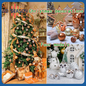Christmas decorations Tree Top star Christmas ball painted gift box set Christmas tree pendant