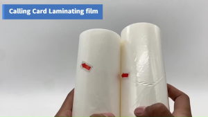 MP00 QUAFF Calling Card Laminating Film Roll 25micron Thin (100meters / roll)