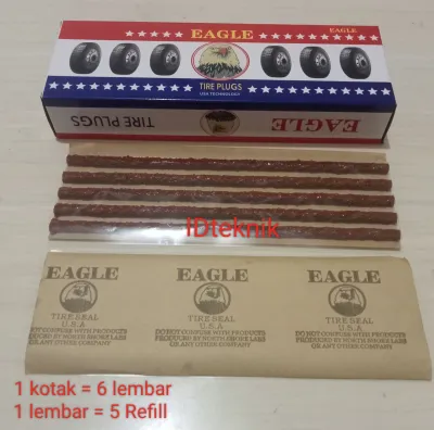 Karet Tambal Ban Tubbless merk EAGLE (1kotak)