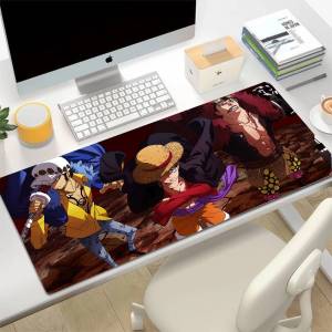 Bandai | One Piece Sun God Nika Luffy Anime Gaming Mouse Pad Large Rubber Keyboard Desk Mat With 2MM Stitched Edge Design