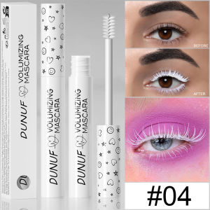 Colorful Curling Mascara for Stage Makeup Waterproof  Green Blue Purple Curling Lengthening Quick-Dry Eyelash Extension Effect