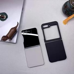szhaiyu | Thin Slim Candy Solid Color Matte Phone Case for Samsung Galaxy Z Flip 8 7 6 5 4 3 ZFlip7 FE ZFlip8 Shockproof Protective Cover