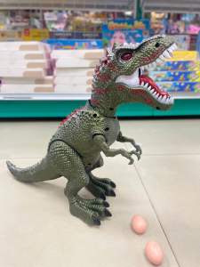 ไดโนเสาร์ 3D เดินได้ มีเสียง มีไฟ วางไข่ได้ รุ่นใหม่ พ่นควันได้