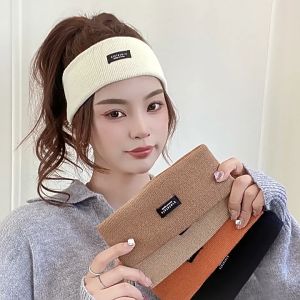 Băng đô nữ Hàn Quốc bằng len thời trang Thể Thao mùa Đông hỗ trợ Rửa Mặt Skincare Makeup trang điểm