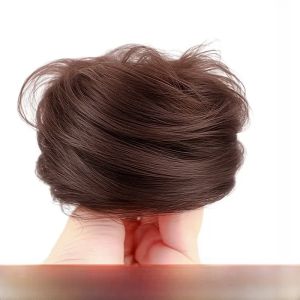 Low Bun Hair Accessories Fake Hair Wrap Womens Lazy Hair Twisting Tool New 2025 Genuine Hair Flower Headwear Hairdo Decorations