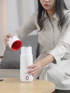 Electric Kettle 220V Dual Voltage Portable Electric Heating Bottle 350ml