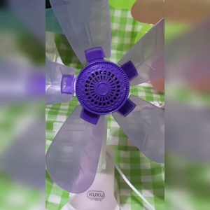 (V) 5 Leaves Portable Clip Electric Fan