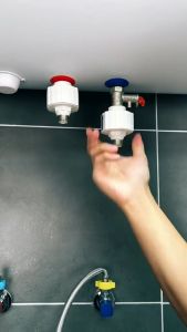 Bộ 2 cái Van chống giật bình nóng lạnh. Thiết bị chống rò rỉ điện an toàn cho máy nóng lạnh loại tốt zen đồng