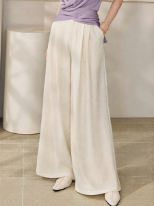 Roey s house | High Texture Loose Straight Trousers Casual Match Pants for Important Occasions