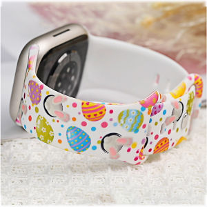 Silicone Strap for Apple Watch 40mm 38mm 41mm Women Men 49mm 45mm 44mm 42mm iWatch Sport Band Ultra Series 11 9 8 SE 7 6 5 4 3 St. Patricks Day Wristband SE 3/ultra 3