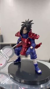 Naruto Shippuden Kakashi Sasuke Itachi Gaara Madara Resurrection Red Armor Figure Model Toy (PER PC)
