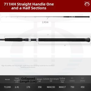 Tailwalk | Long Cast Jigging & Top Water Trolling Game Fish Rod