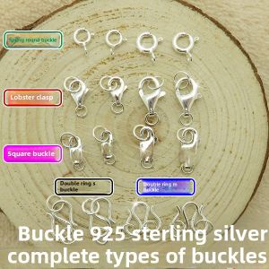 925 Sterling Silver Spring Clasp Connector Accessories